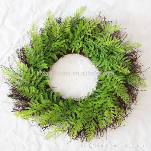 wreath, with artificial leaf, christmas decor